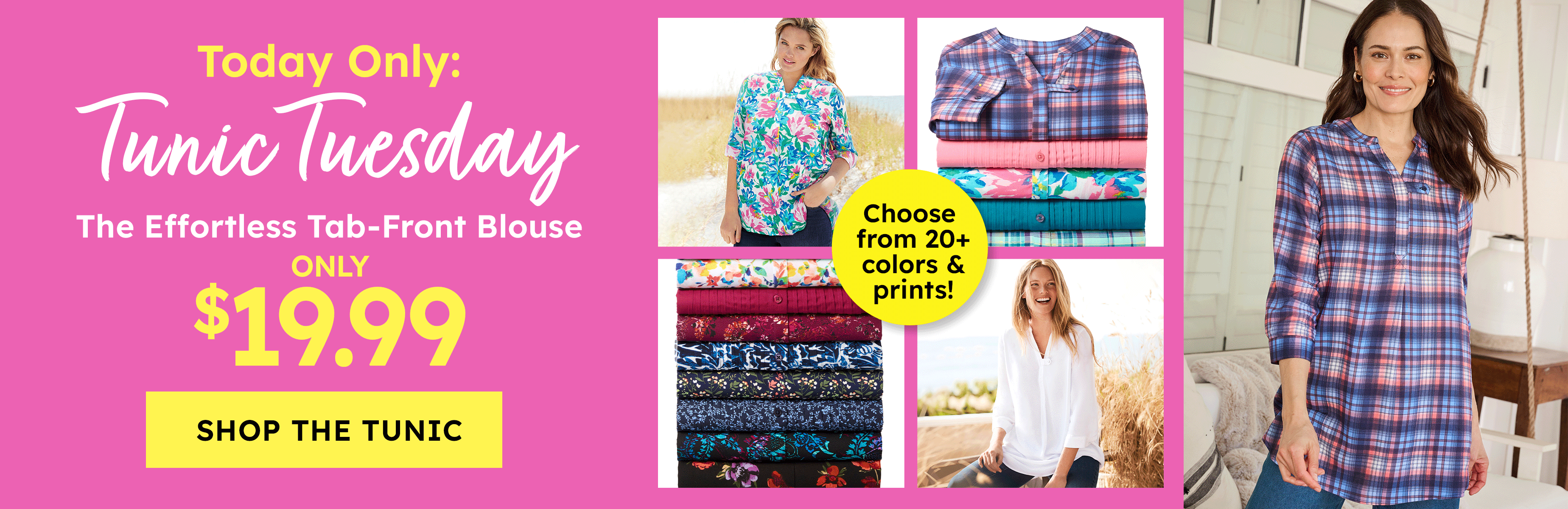 7/14 ONLY TUNIC TUESDAY ODS shop now