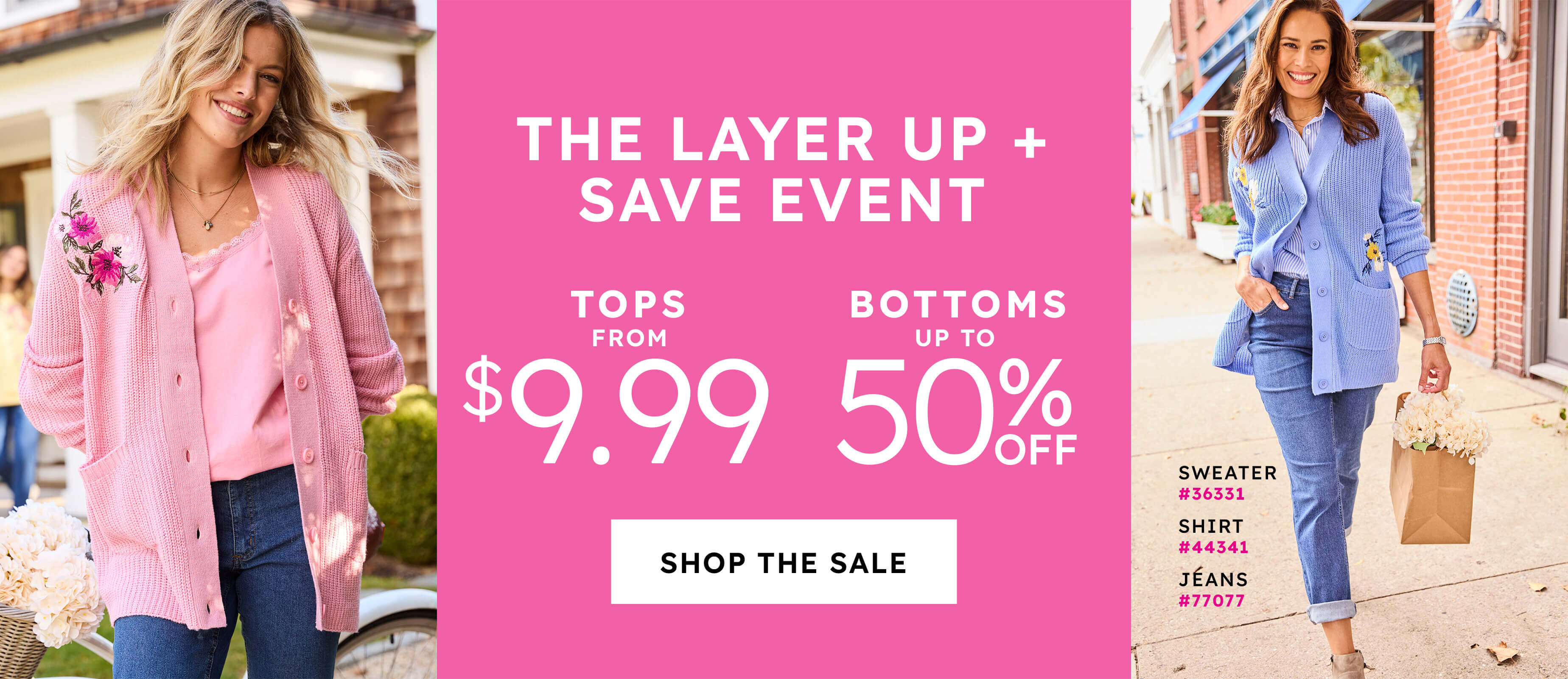 the layer up a event SHOP NOW
