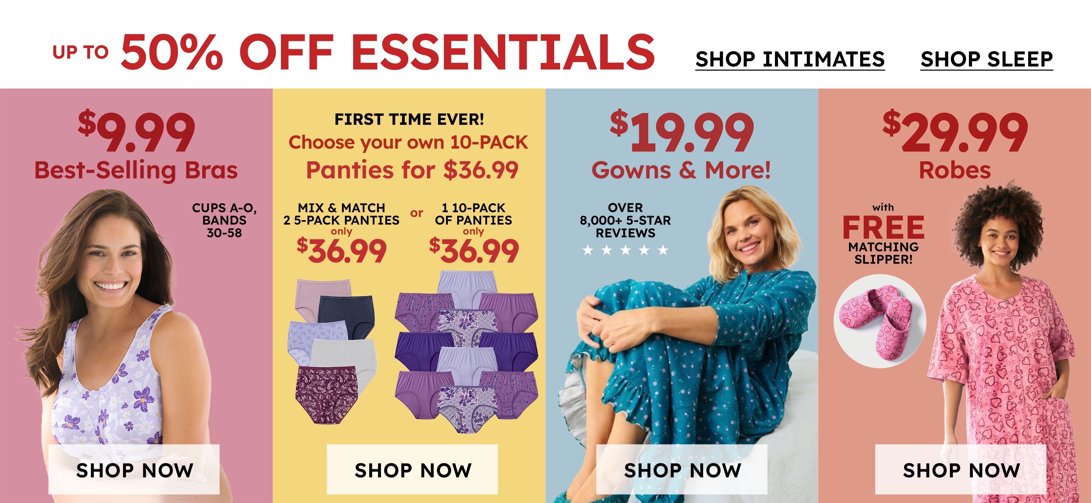 Intimates and lingerie styles - Shop Now