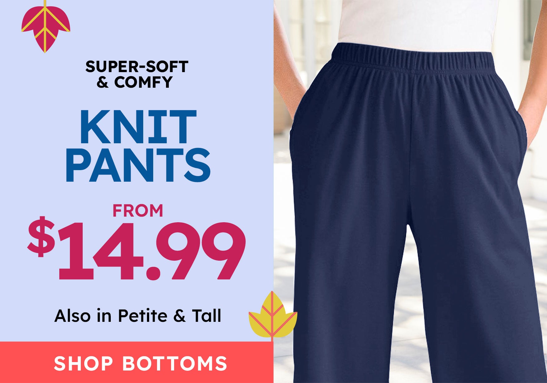 Shop $14.99 Knit Pants