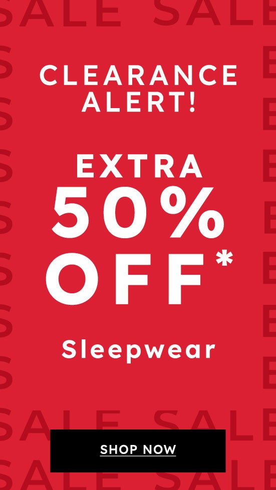 Extra 50% Off Sleep CLR