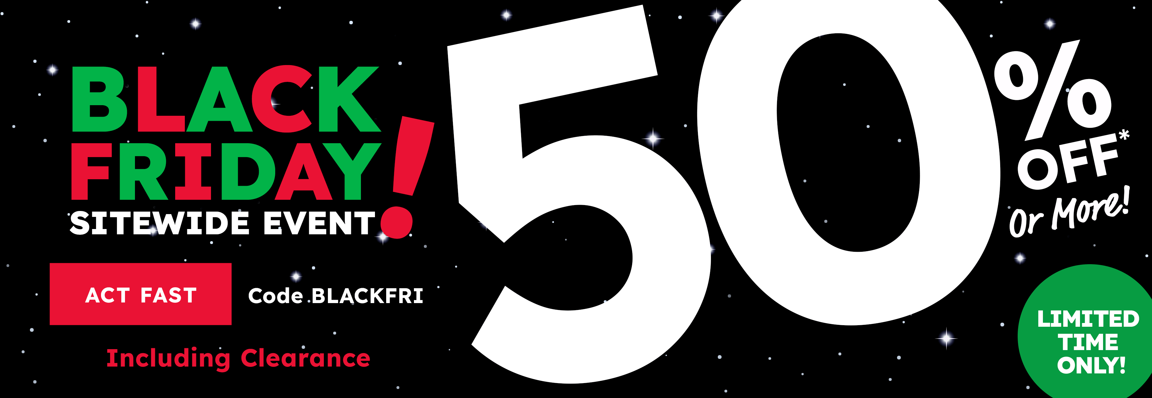 black friday sitewide event shop now