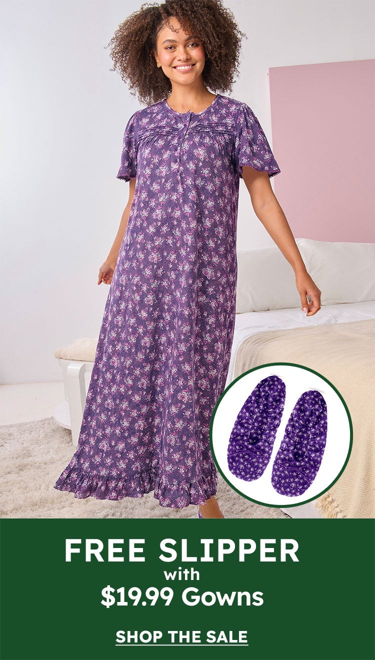 FREE SLIPPER WITH 36.99 Plush Robes SHOP NOW