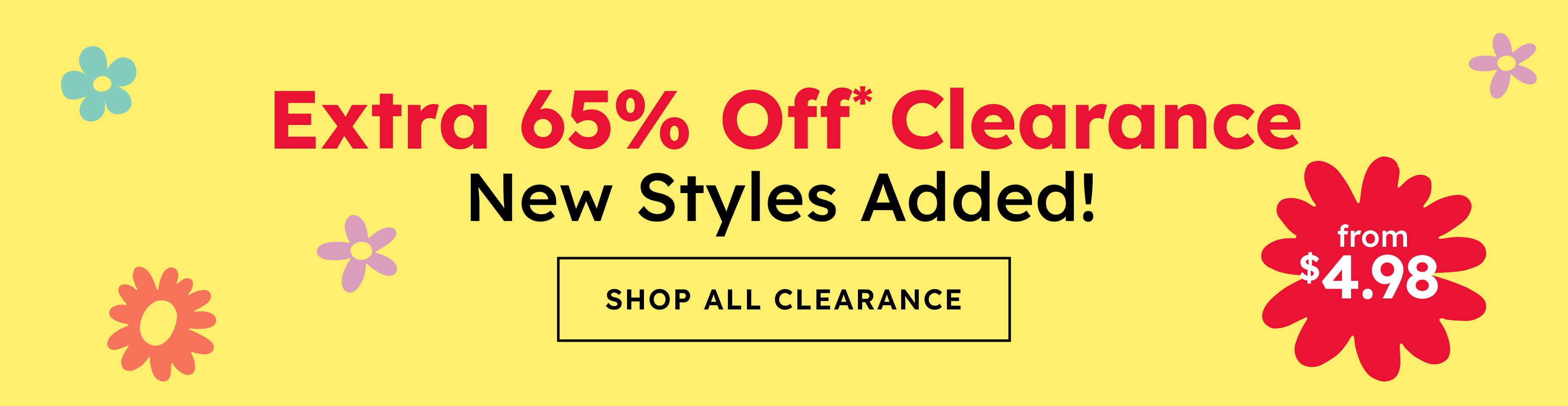 Clearance - Shop Now