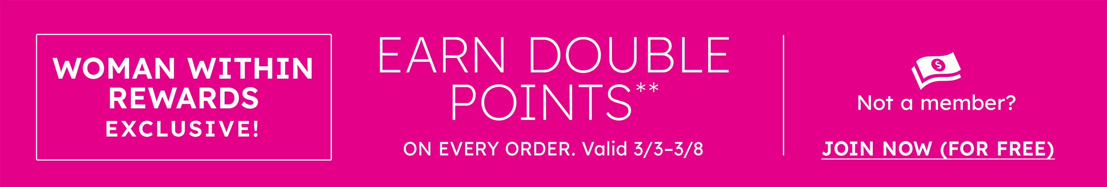 PLCC Double Rewards Shop Now