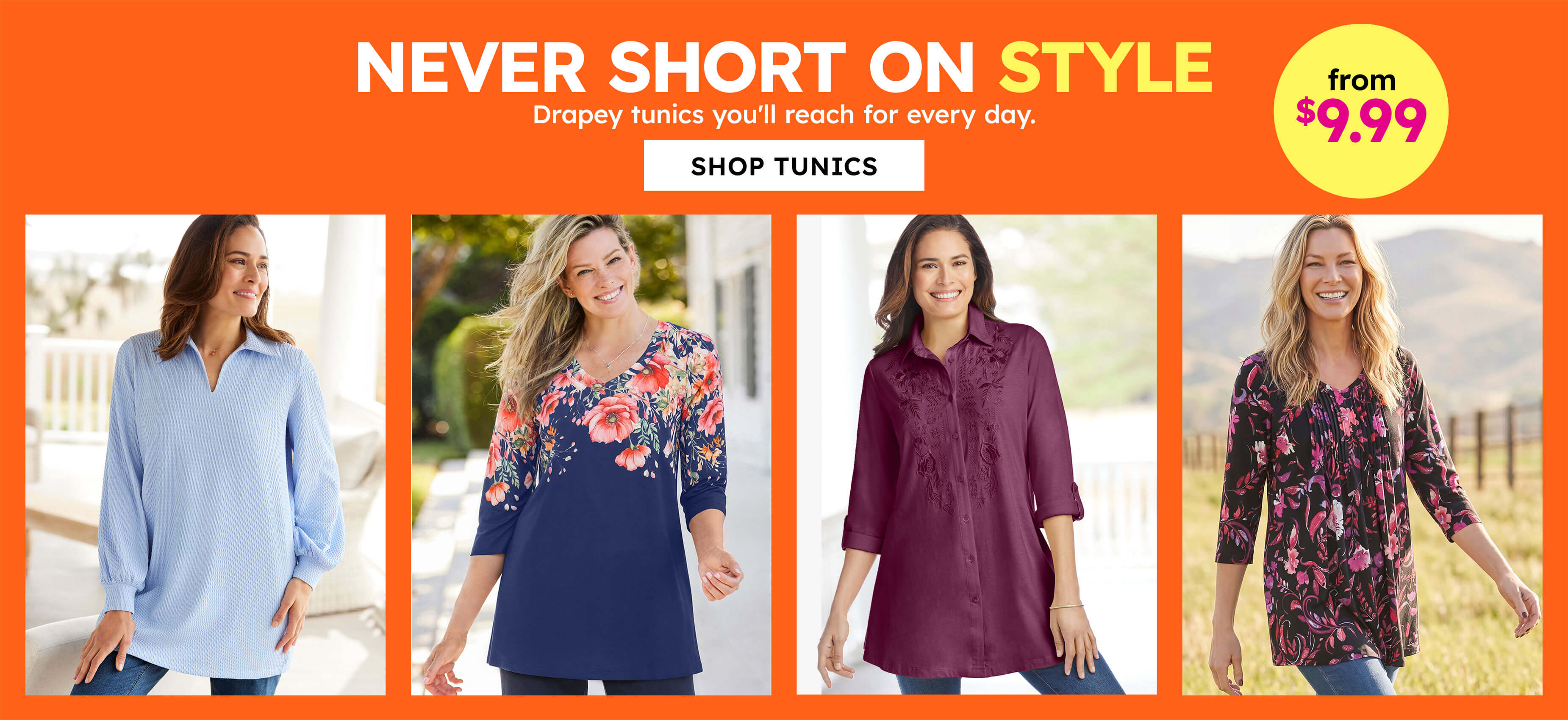 Shop the Tunics Collection