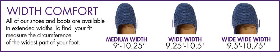 woman within wide width shoes