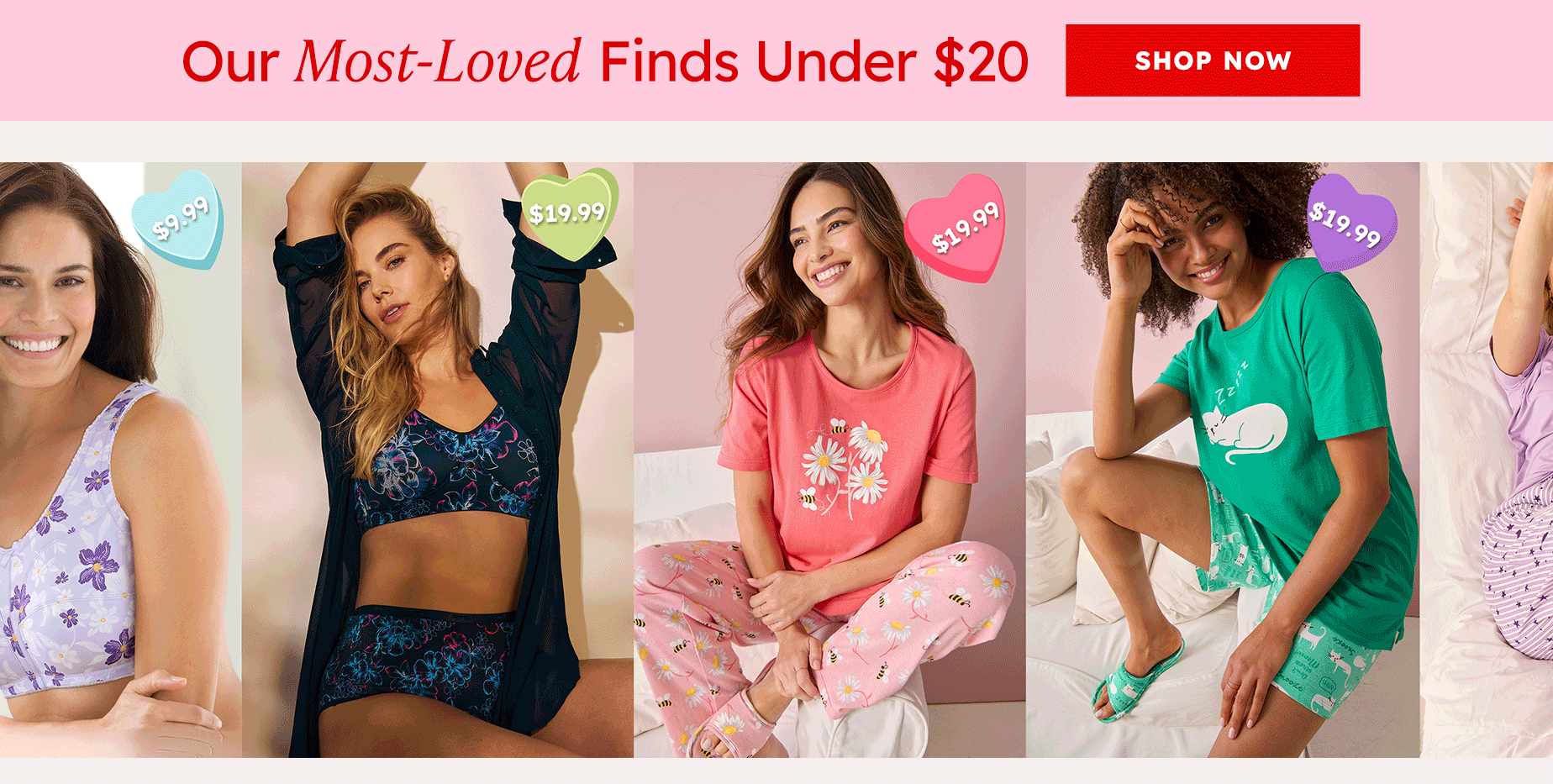 Intimates & Sleep Sale - Shop 4 for $40
