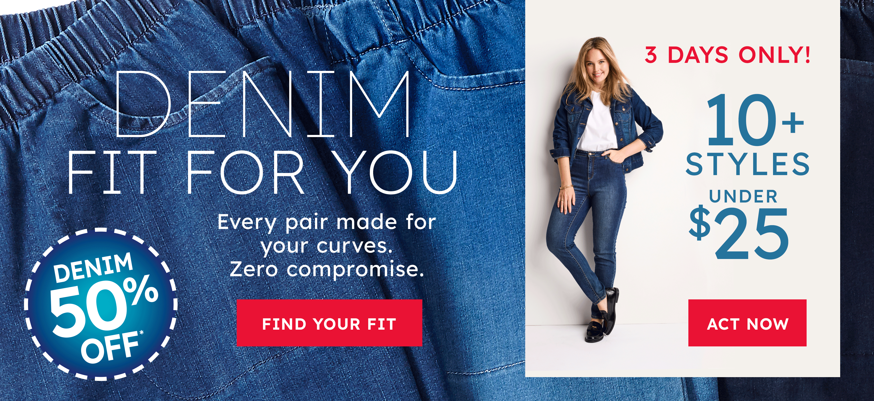Denim fit for you