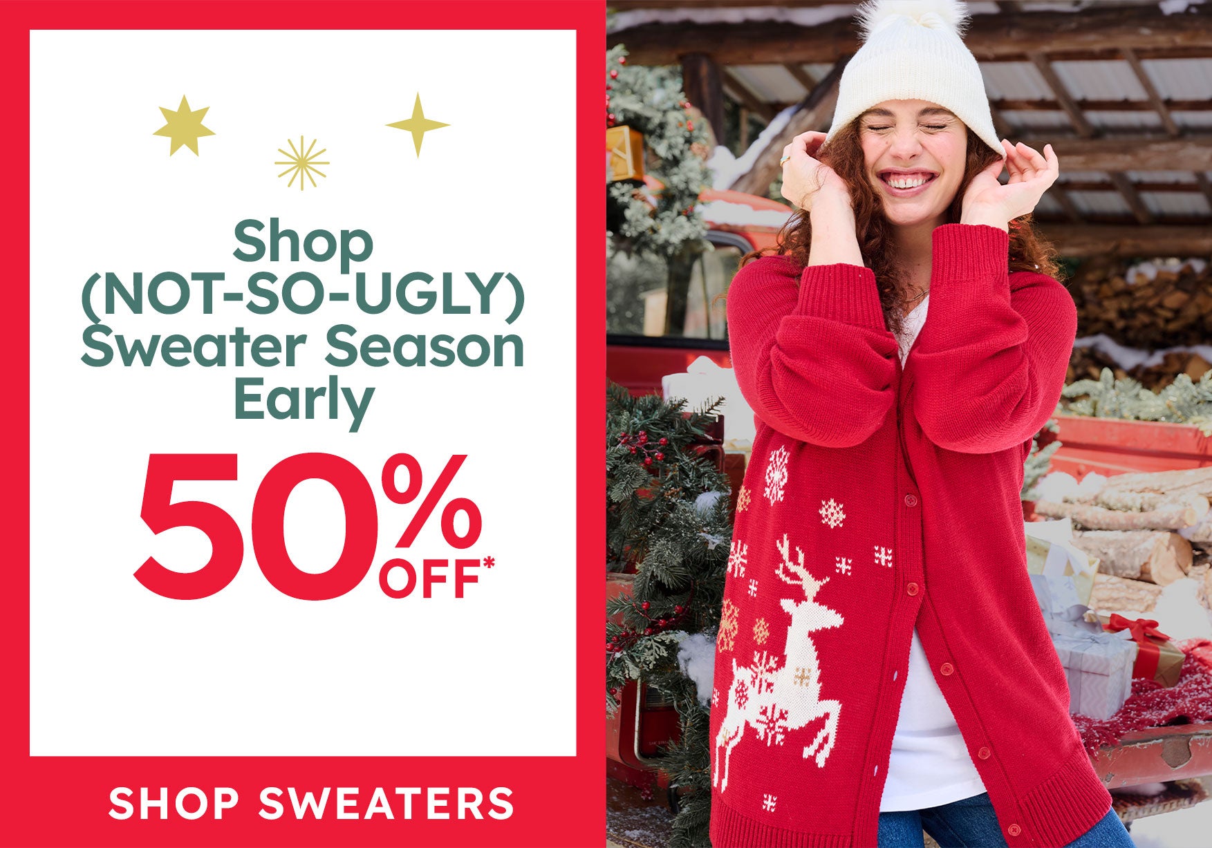 sweaters cozy up for the season shop now
