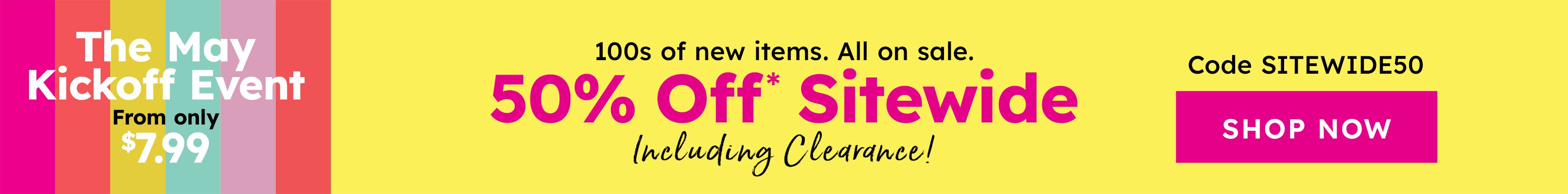 50% off sitewide