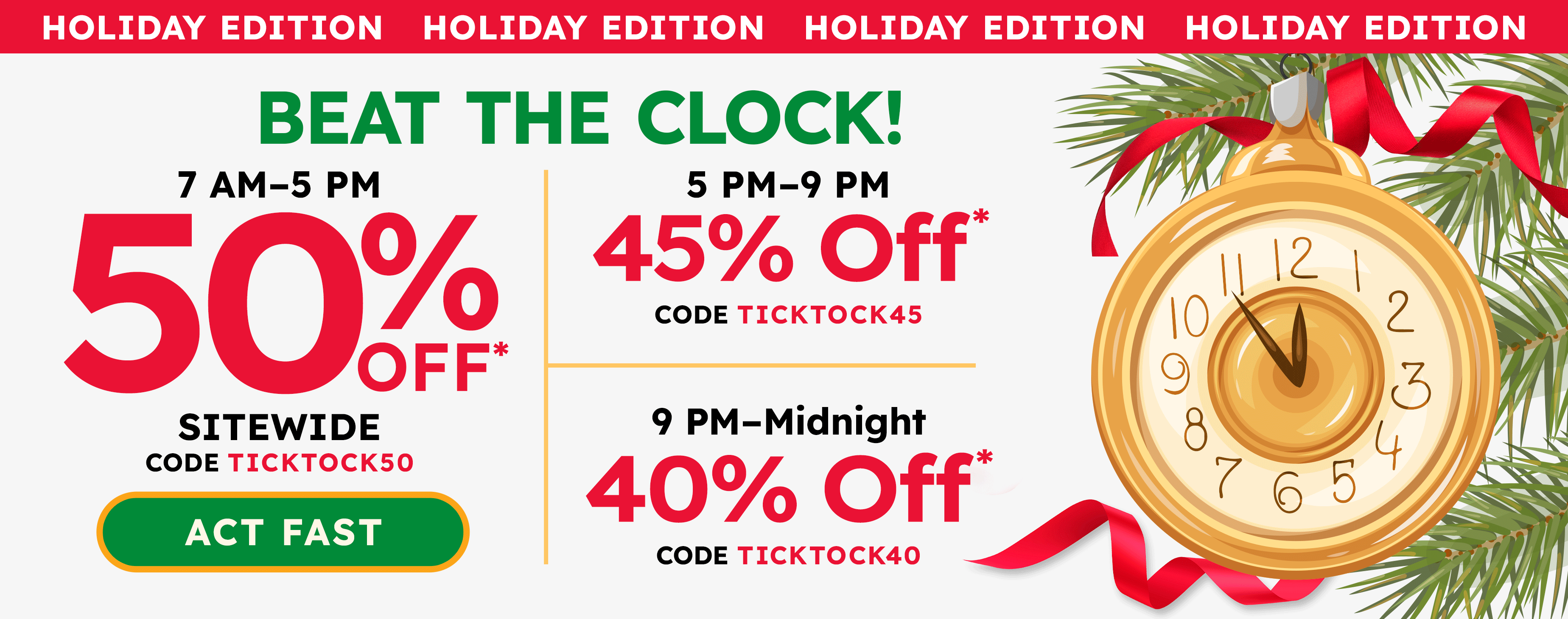 BEAT THE CLOCK ACT FAST