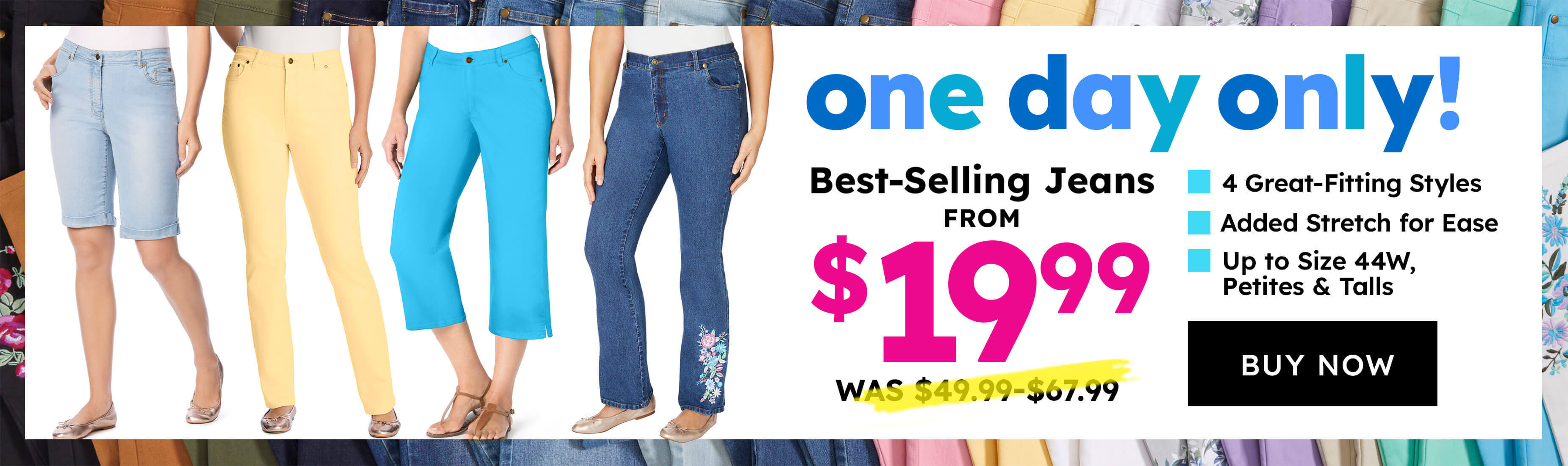 One-day sale on Denim