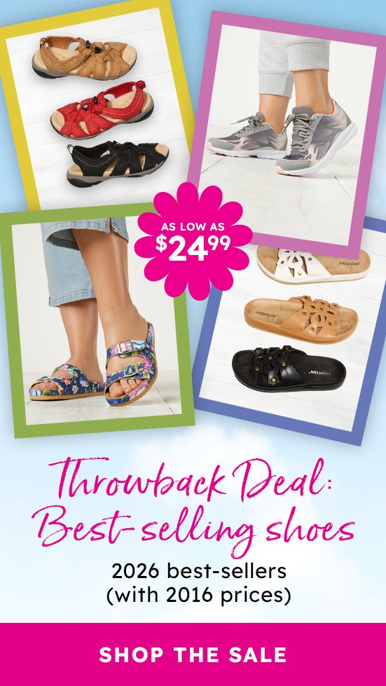 Throwback Deal Best Selling Shoes Shop The Sale