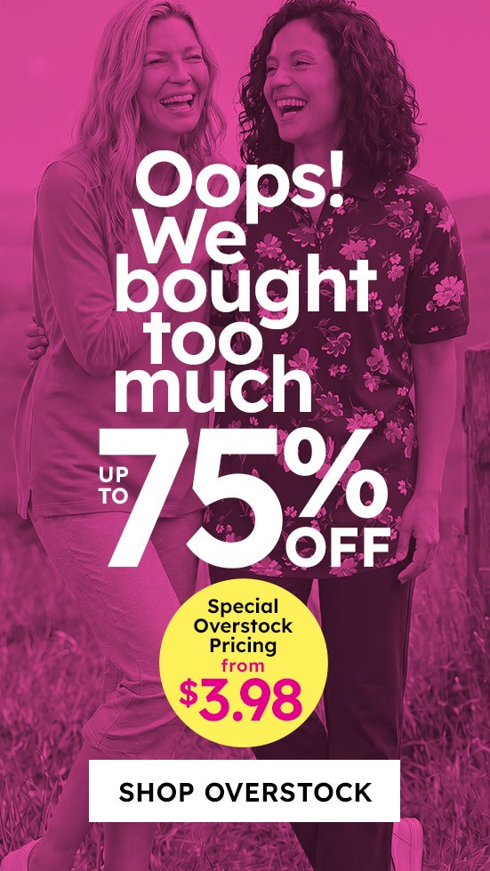 Oops we bought too much up to 75% off