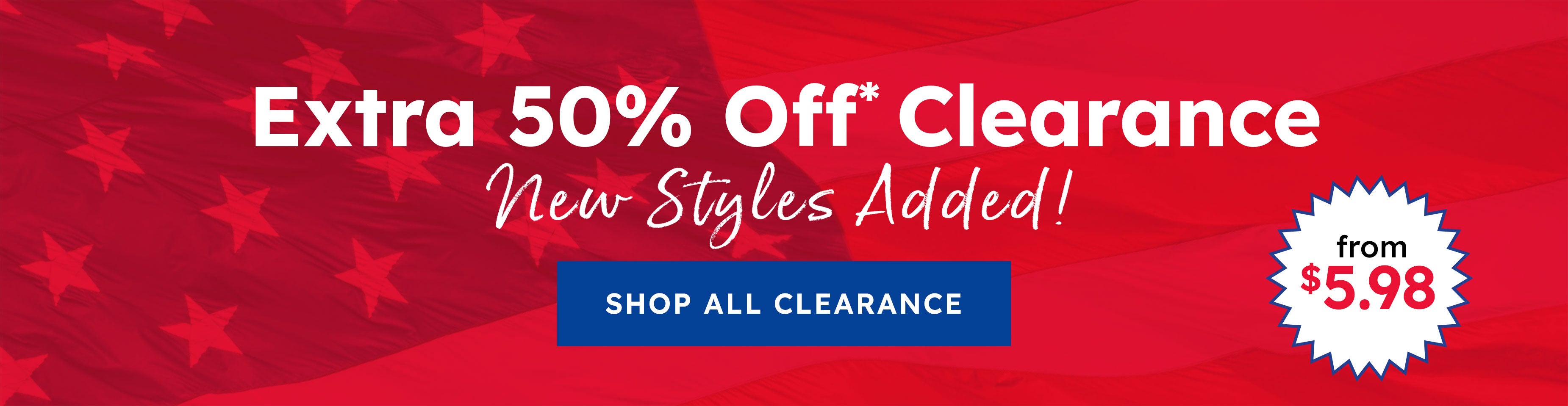 Clearance - Shop Now