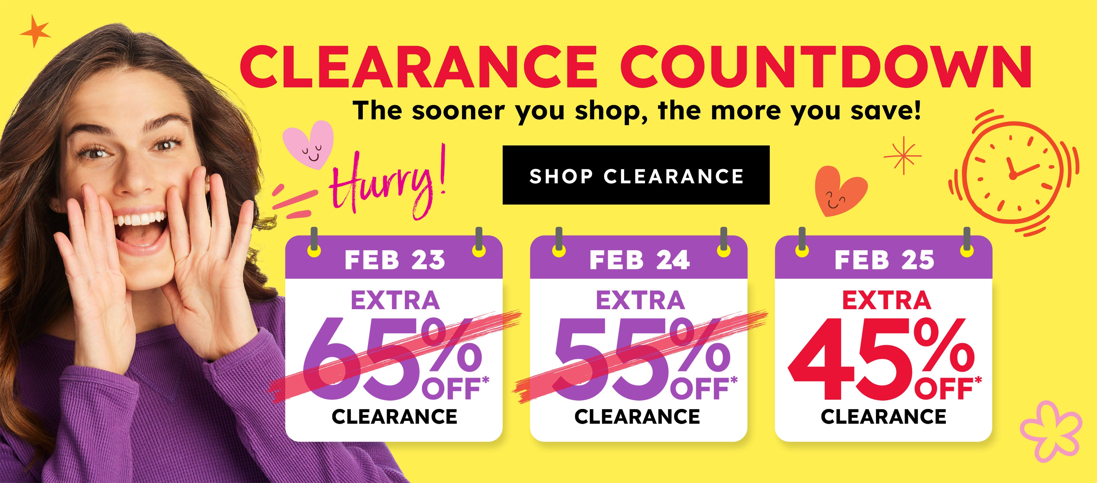 Clearance - 45% off