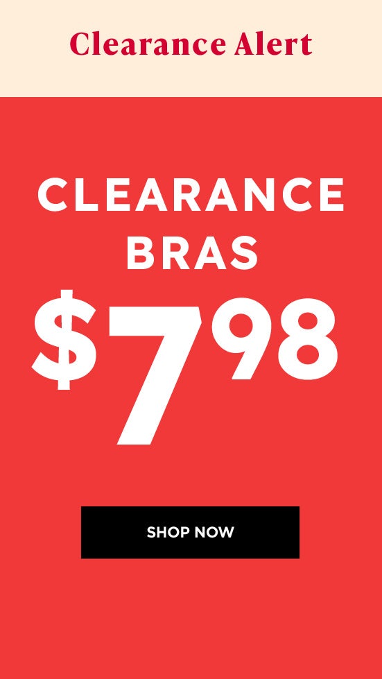 clearance on bras shop now