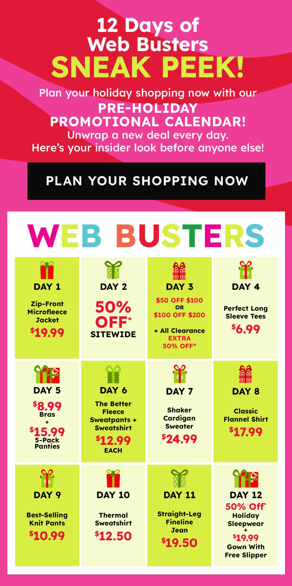 daily webbusters shop now