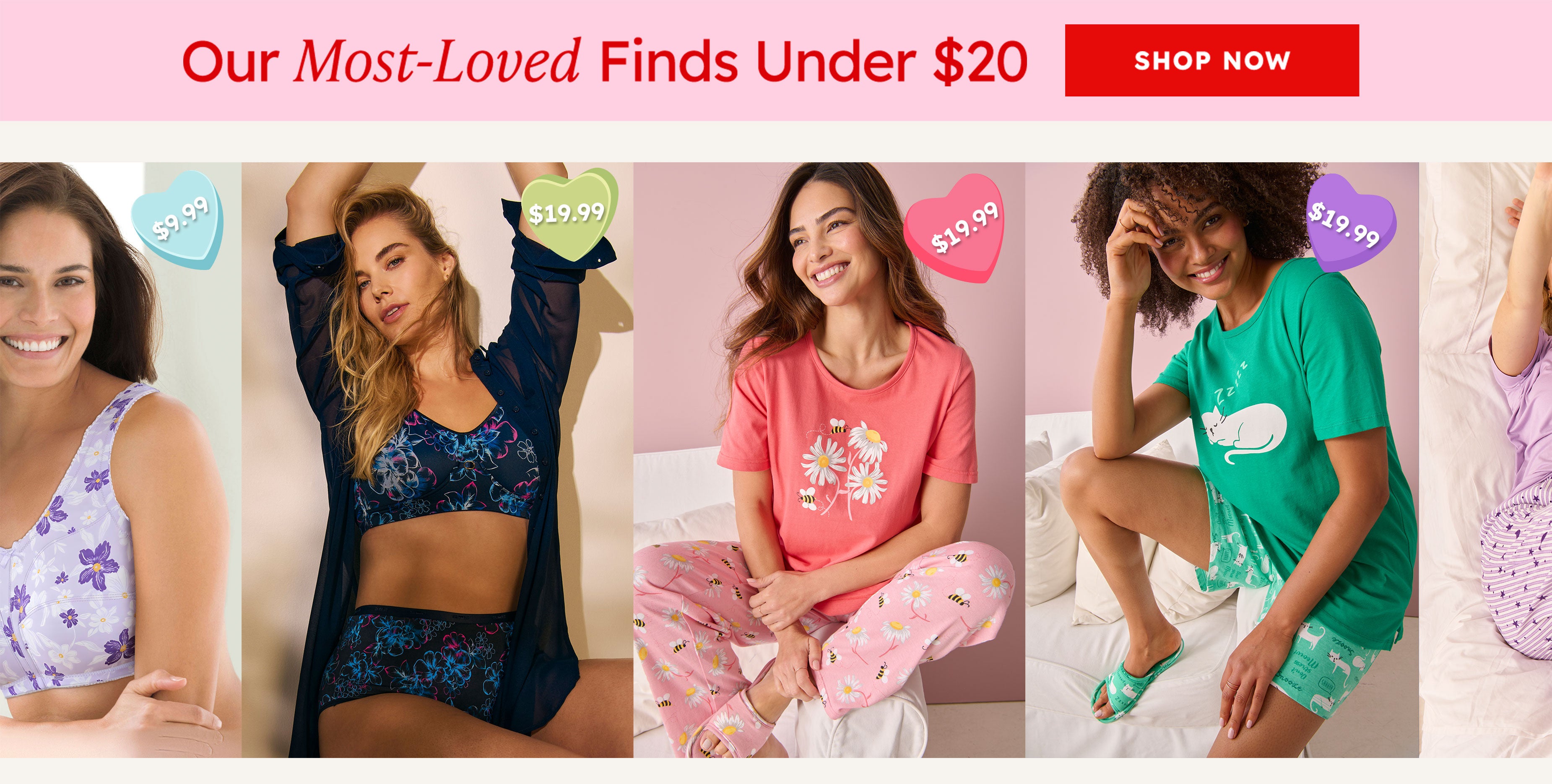 Intimates & Sleep Sale - Shop 4 for $40