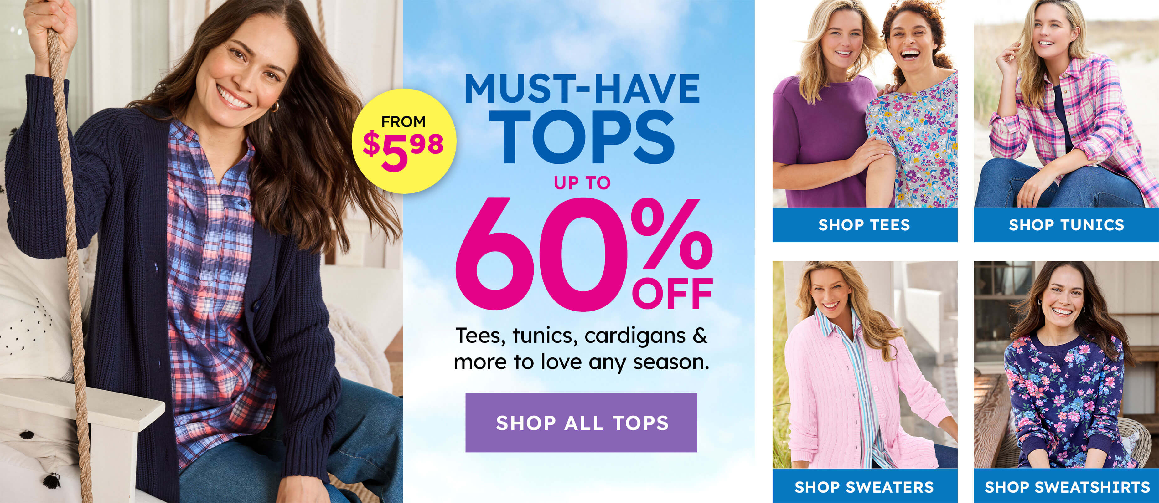 Sale on Tops shop Now