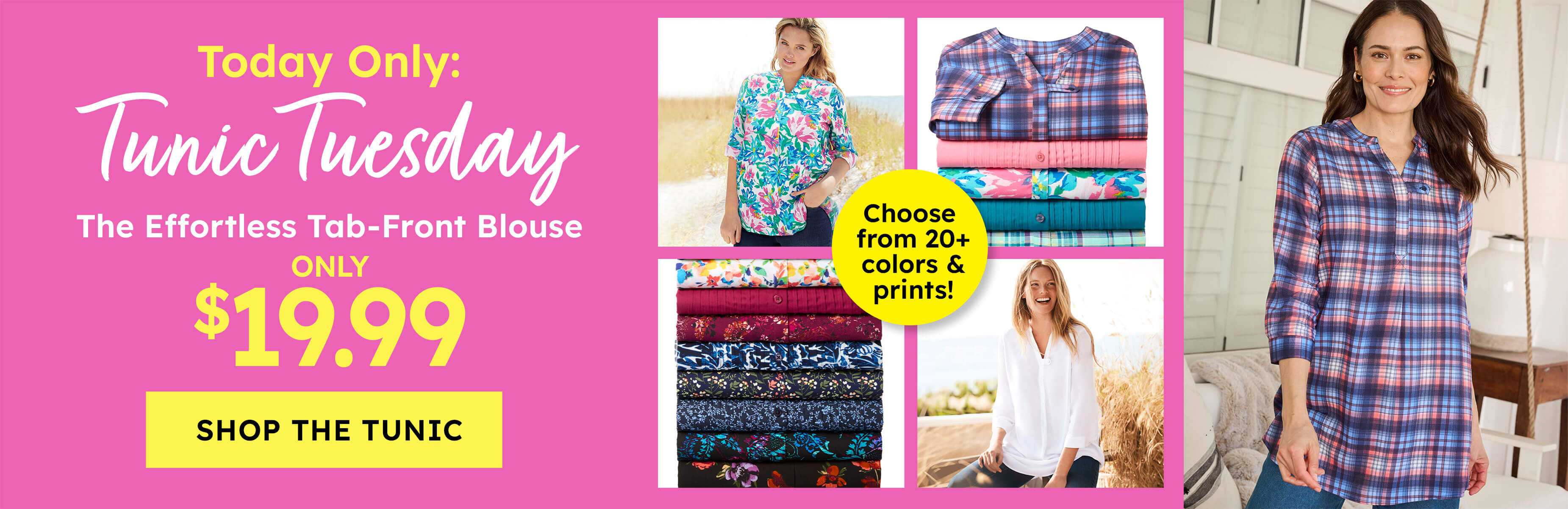 7/14 ONLY TUNIC TUESDAY ODS shop now