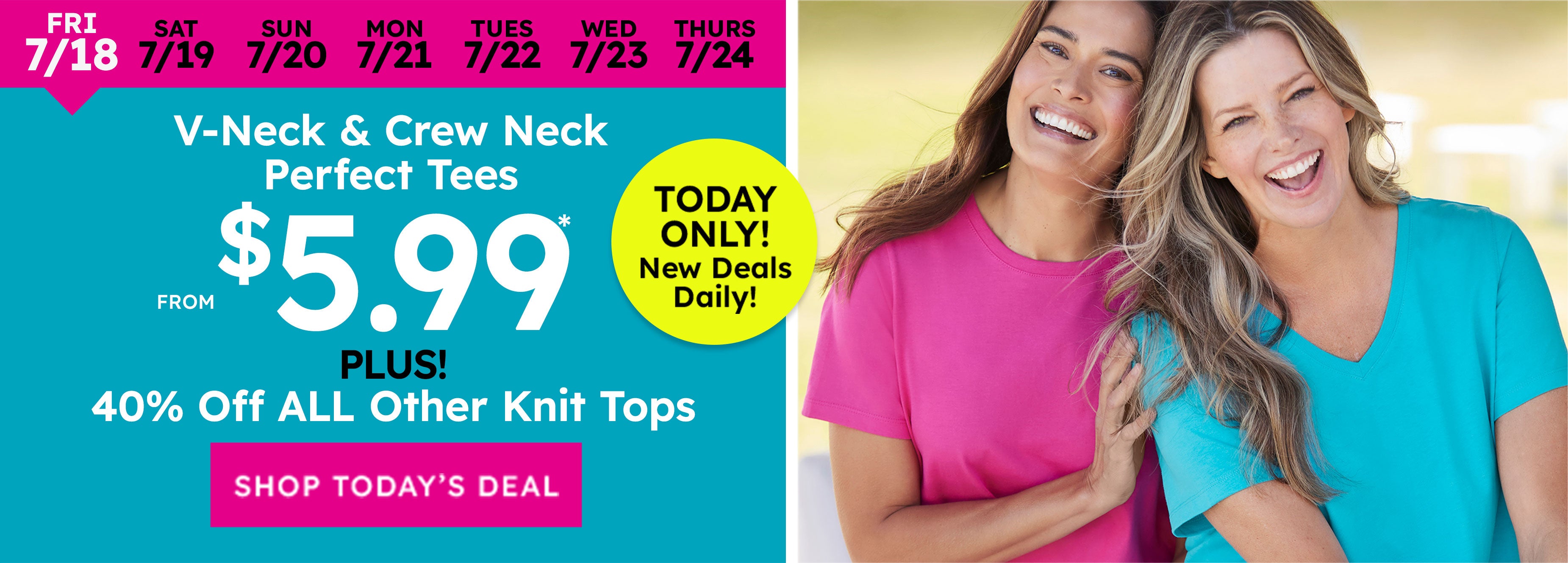 ONLY $5.99 Plus 40% off ALL other Knit tops shop now