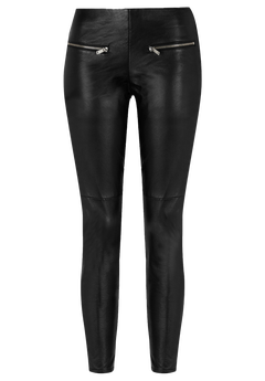 パンツ archive black leather skinny pant Vintage Mens Leather
